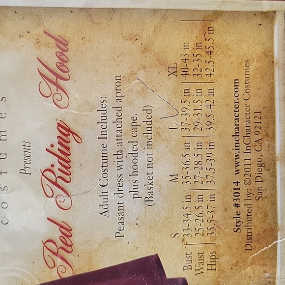 Red Riding Hood Costume - Picture 9 of 9